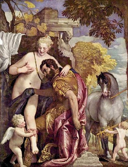 Paolo Veronese Mars und Venus oil painting picture